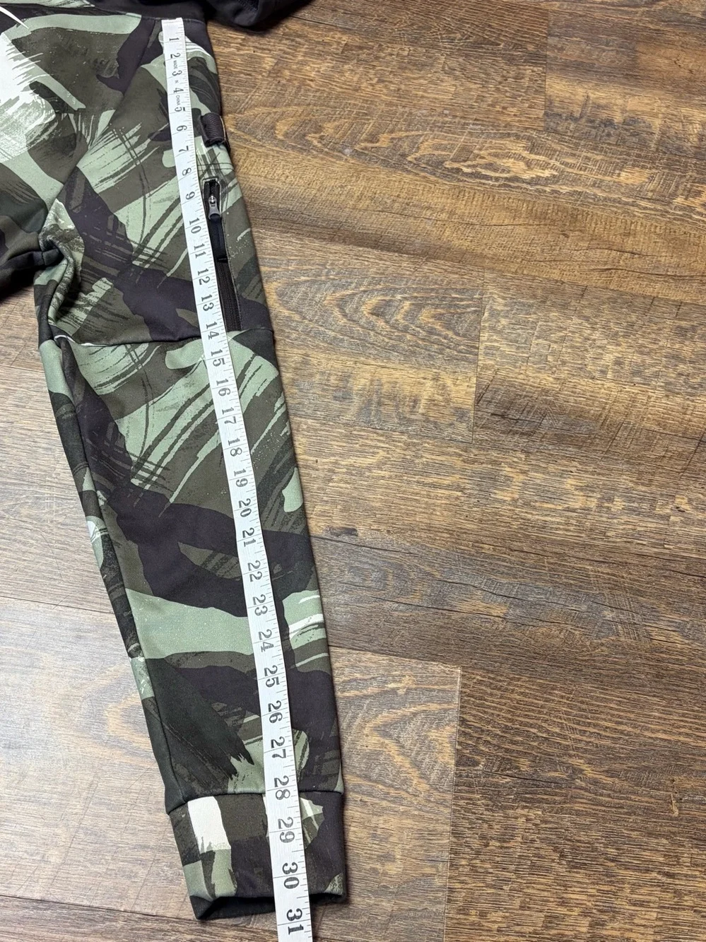 Nike Therma-FIT Cascade Brushstroke Camo Hoodie Mens Small Green Brown Tactical